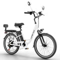 24" Electric City Cruiser Bicycle with 500W Motor and Removable Battery O79638