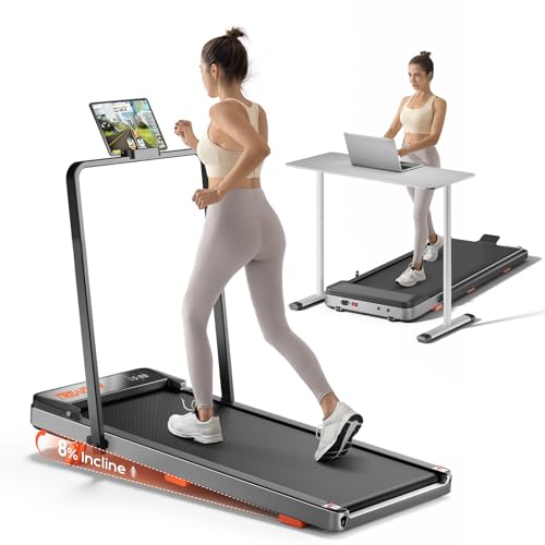 2.5HP Portable Under Desk Treadmill with Incline L939699