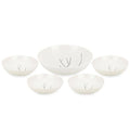 5-Piece White Pasta Set S187
