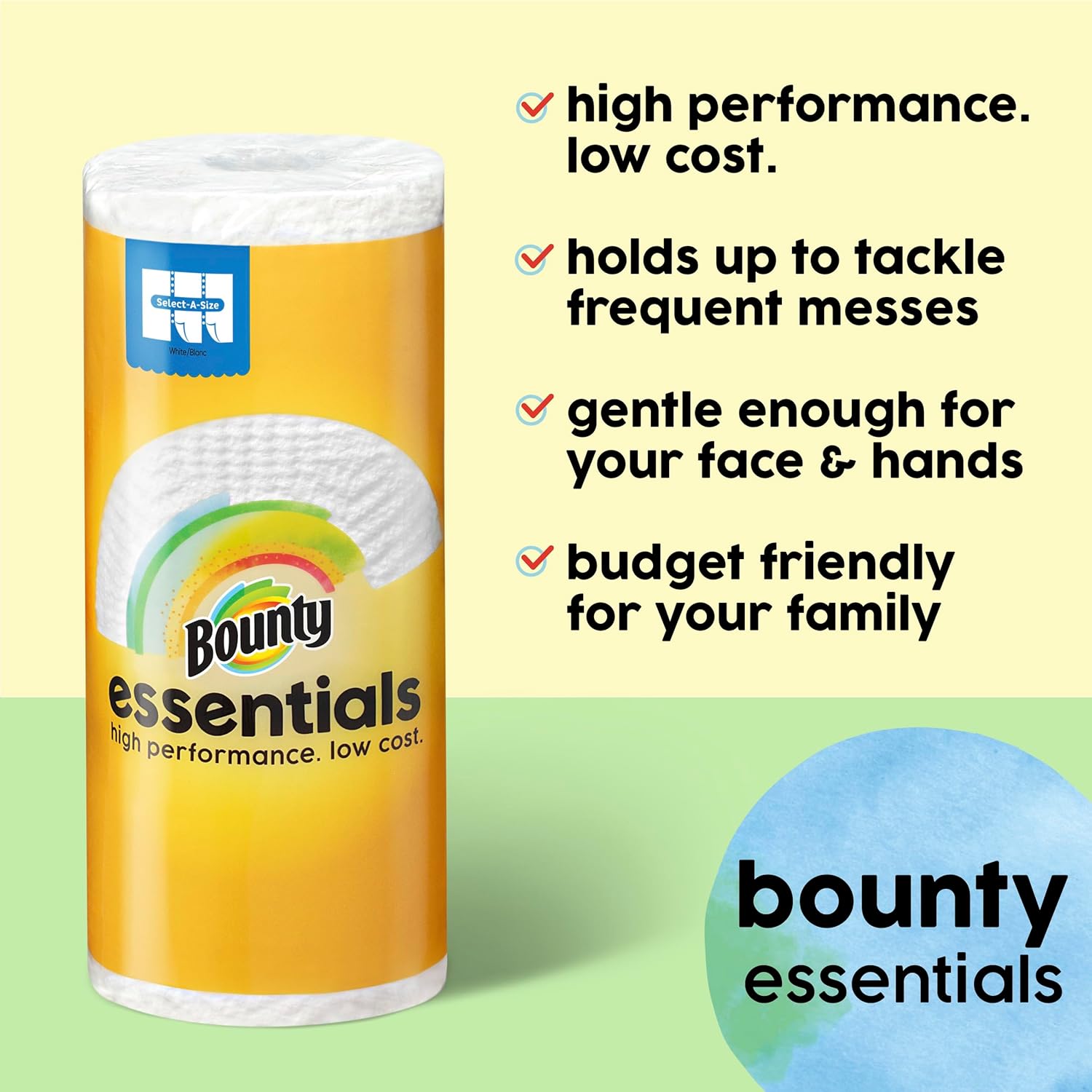 6 Double Rolls White Paper Towels V6299