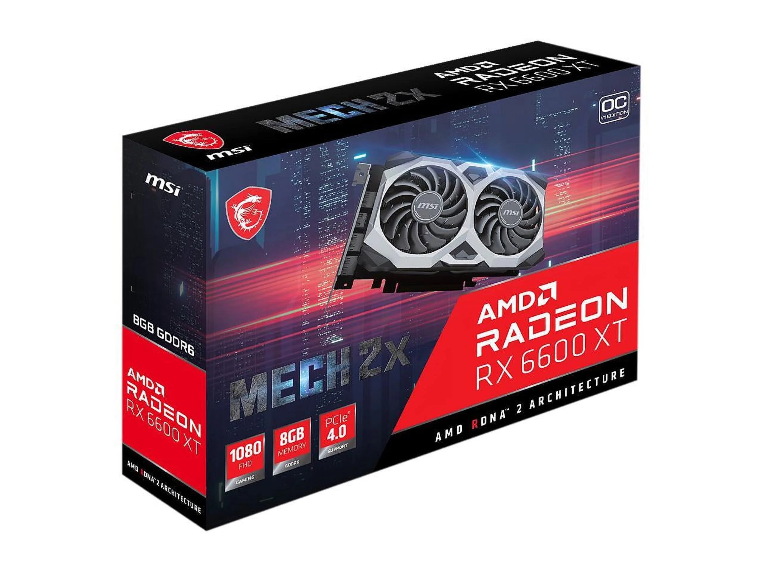 Radeon RX 6600 XT 8GB GDDR6 PCI Express 4.0 ATX Video Card A448013