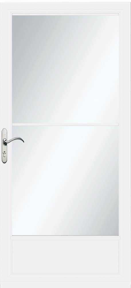 Satin Nickel Storm Door Handleset L421521