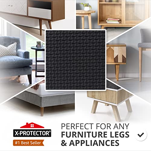 32 PCS 2" Round Self-Adhesive Rubber Furniture Pads O7630