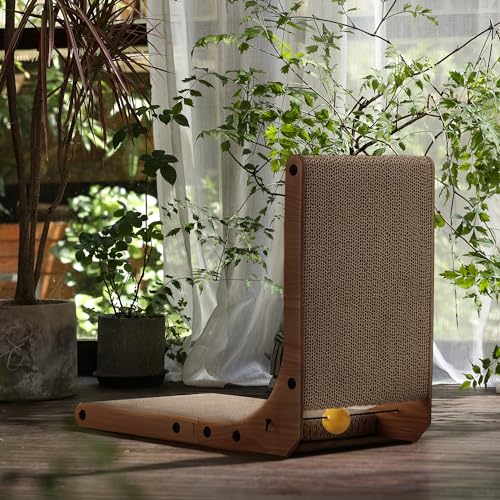 26.8 Inch L Shape Cat Scratch Cardboard N7099