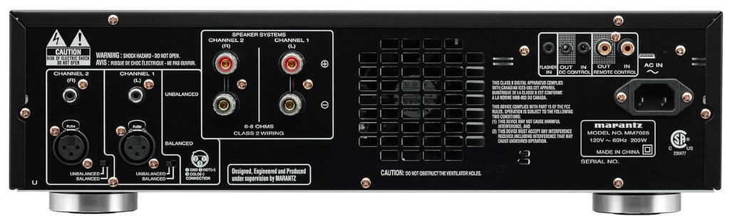 Black 2-Channel Stereo Power Amplifier D35542