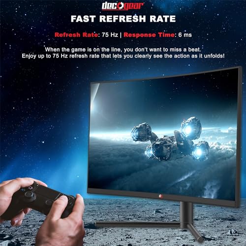 2-Pack 49" Curved Ultrawide Gaming Monitor, 32:9 Aspect Ratio, 3840x1080 Resolution, 144Hz Refresh Rate D327