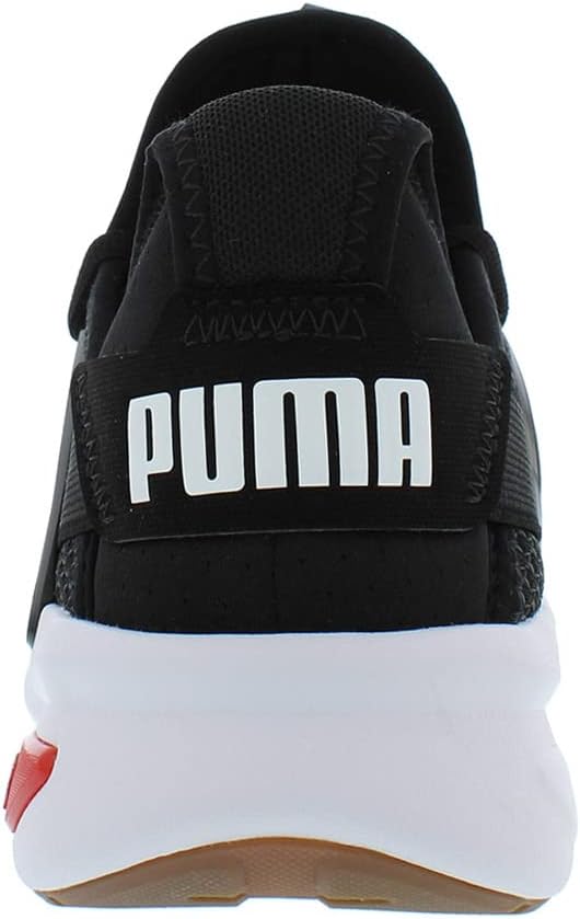 Mens Softride Enzo Evo Knit Shoes, Size: 9.5 M US, Color: Puma Black/Castlerock/High Risk Red Z62612
