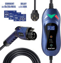 Portable Level 2 EV Charger, 240 Volt, 25ft Cable, 40 Amp Adjustable, NEMA 14-50P Q9214