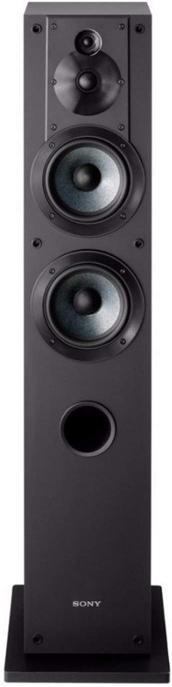Black 3-Way 4-Driver Floor-Standing Speaker N63951