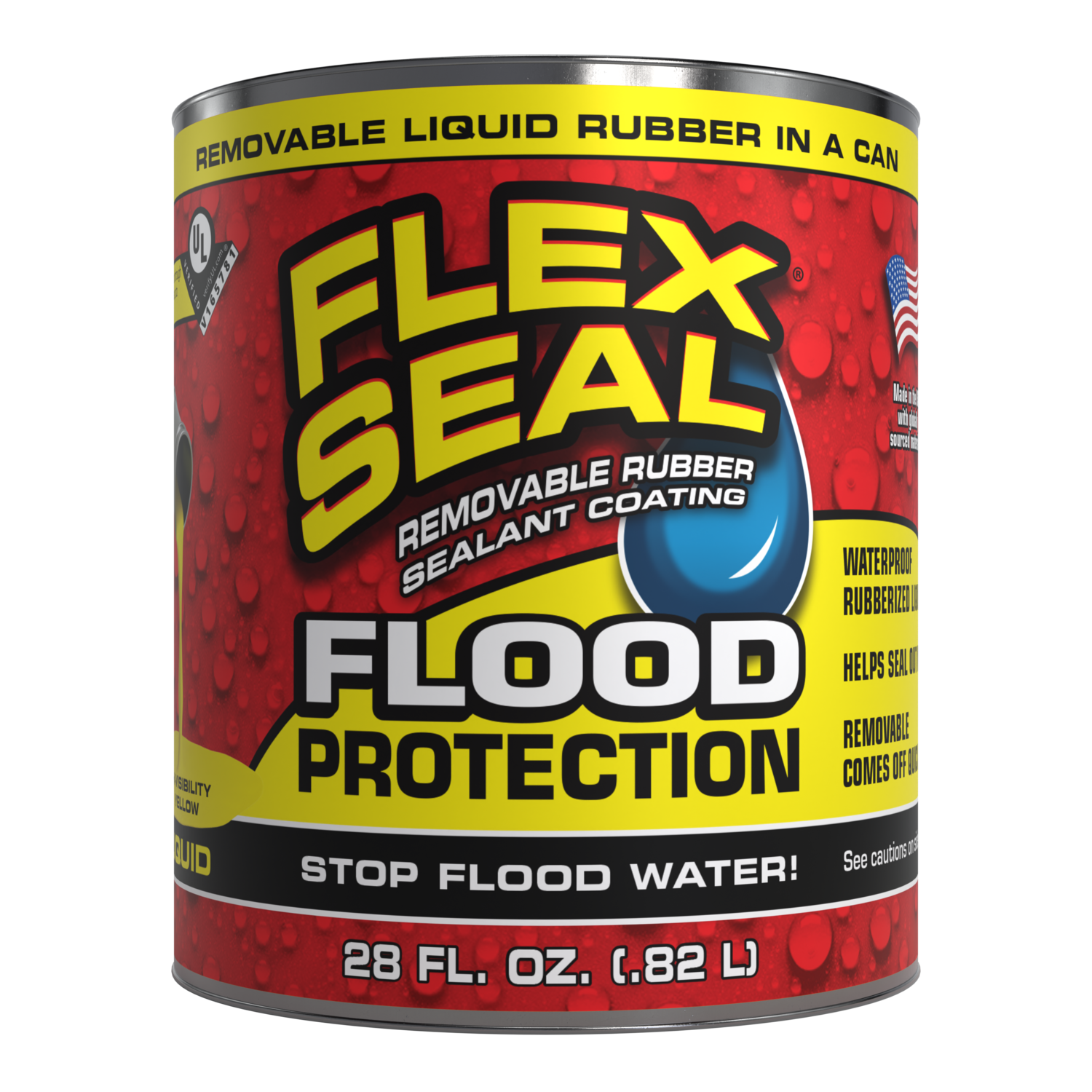 28 fl oz Yellow Liquid Rubber Sealant Coating I4335