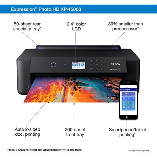 Black Wireless Color Wide-Format Printer A348
