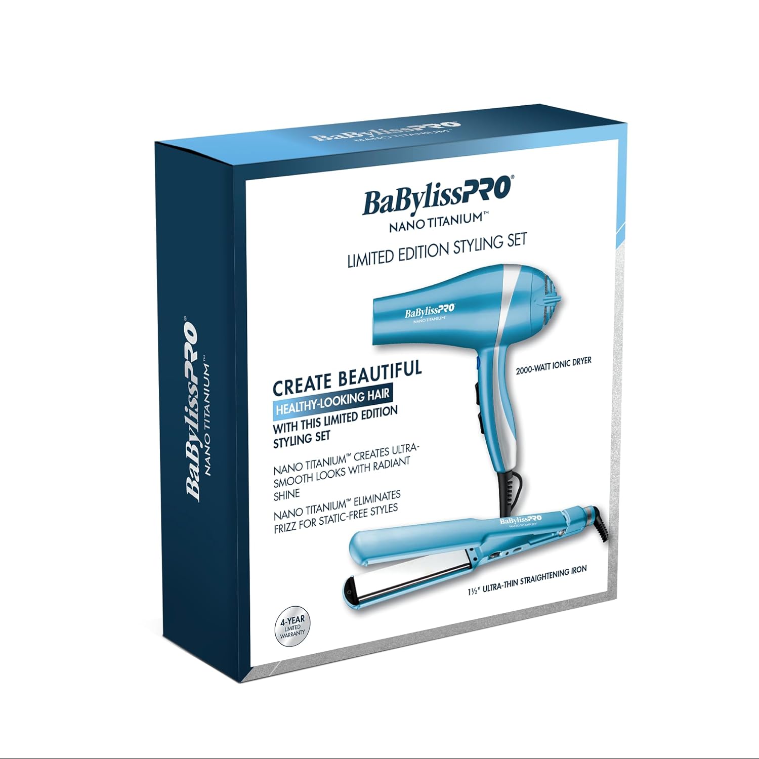 Nano Titanium Hair Dryer and 1.5" Straightening Iron V593796