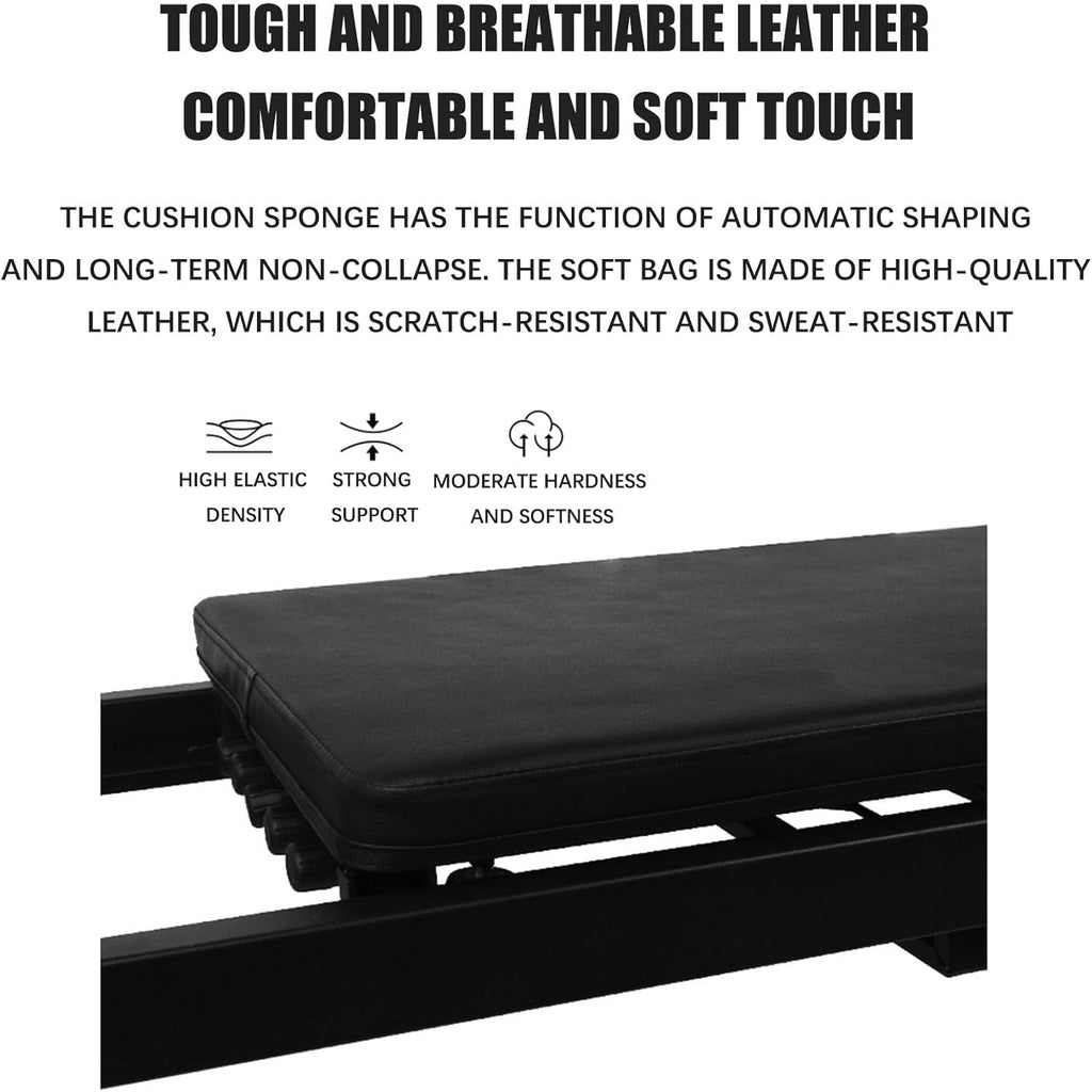 Foldable Pilates Reformer with Dual Resistance Springs and Cords P257230