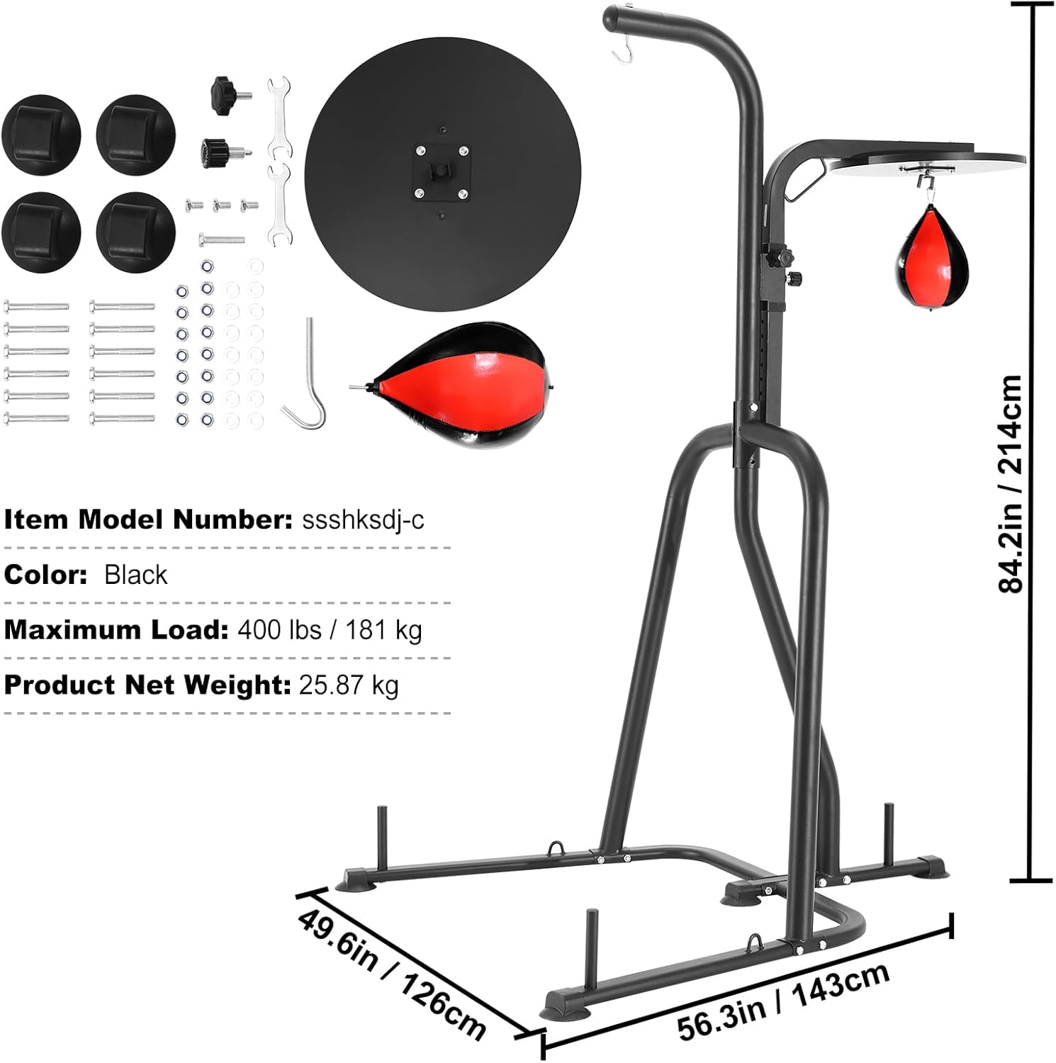 Steel Heavy Duty Freestanding Punching Bag Stand P8571