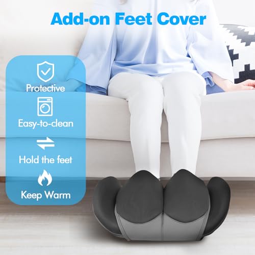 Electric Shiatsu Foot Massager with Heat, Adjustable Vibration Speed Z848