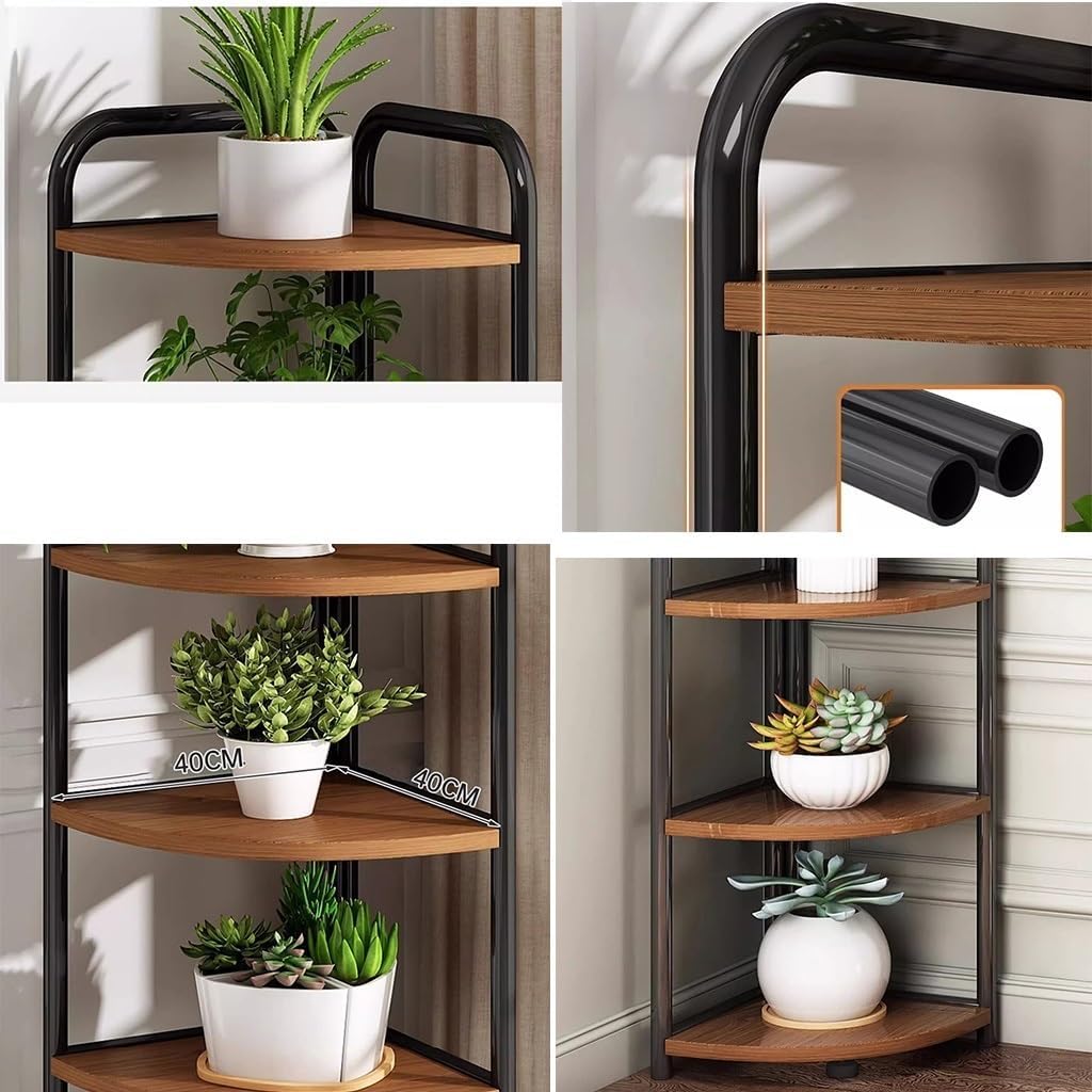 5 Tier Wood Plant Stand C963