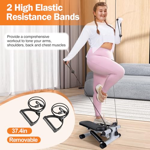 Mini Stepper with Resistance Bands and LCD Monitor M8321