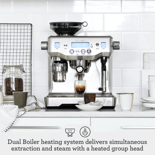 Brushed Stainless Steel Espresso Machine H140348