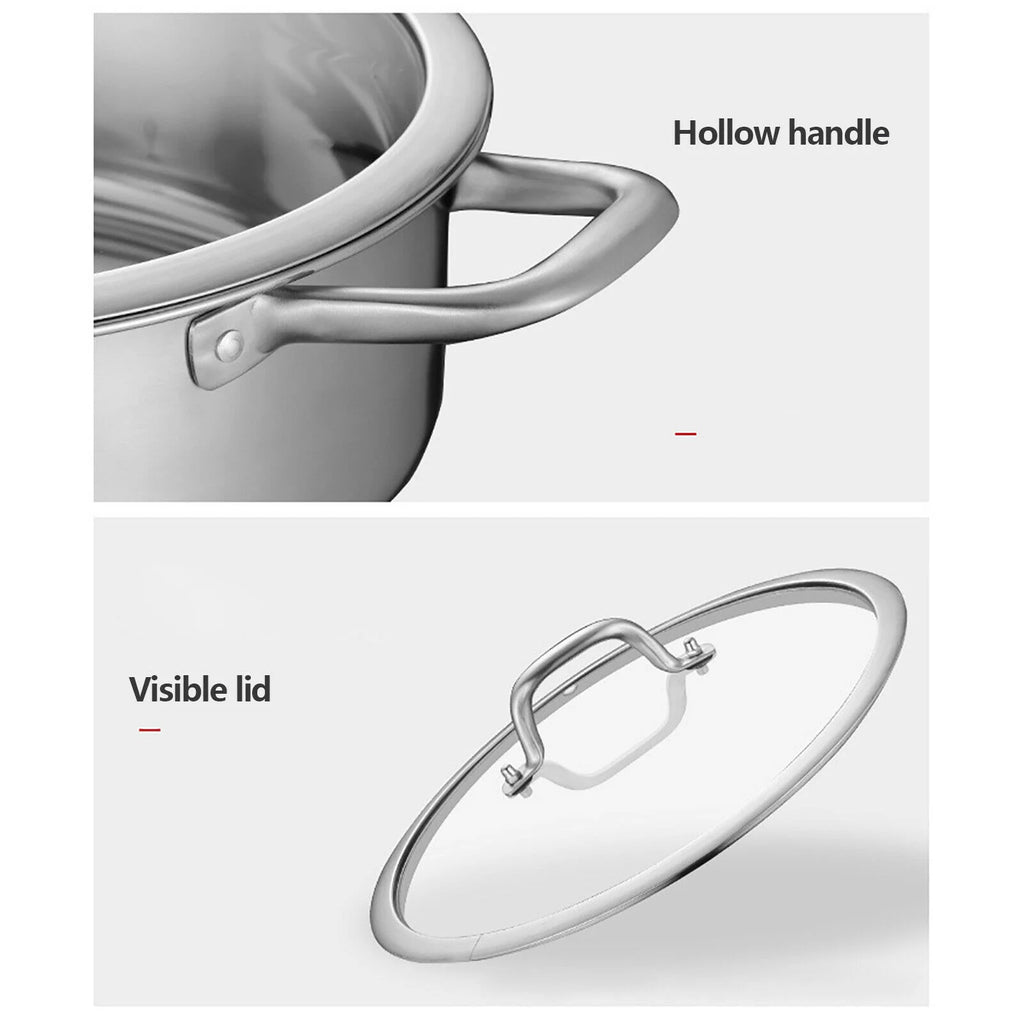 Stainless Steel Shabu Hot Pot Compatible Pot C3152