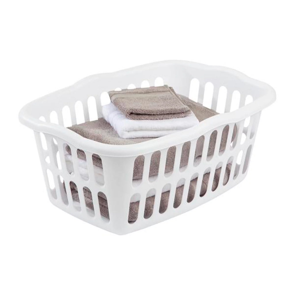 12 Pack Large Rectangular Plastic Laundry Basket Bins C735