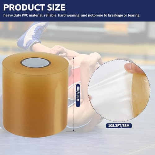 6 Rolls 4" x 108' PVC 7 Mil Seam Cover Tape N208996