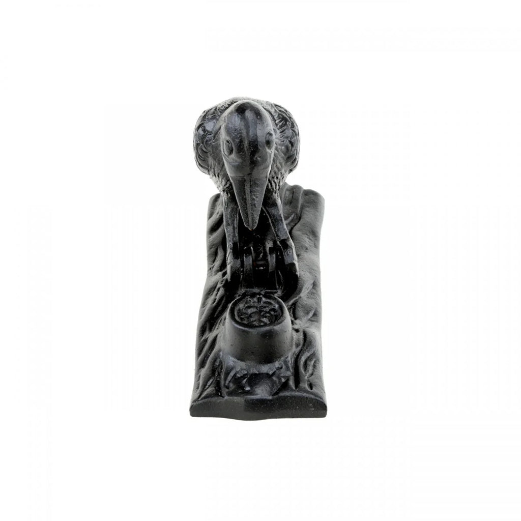 Black Cast Iron Door Knocker, 6.5in High Q29528