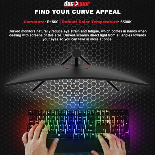 2-Pack 49" Curved Ultrawide Gaming Monitor, 32:9 Aspect Ratio, 3840x1080 Resolution, 144Hz Refresh Rate D327
