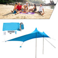 Portable 10xft Sun Shade Canopy with Sandbag J4353