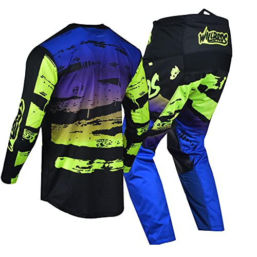 Motocross Jersey Pant Combo Dirt Bike Gear Set X455