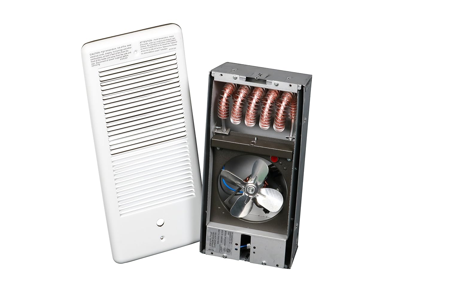 White 2000/1500 W Fan Forced Wall Heater K608