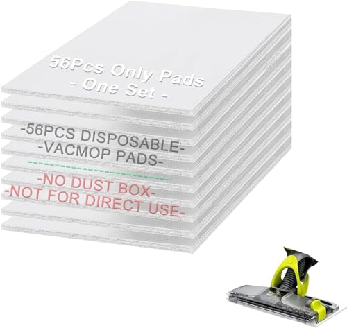 80 Pcs Disposable Split Mop Pads For Shark VACMOP T9560