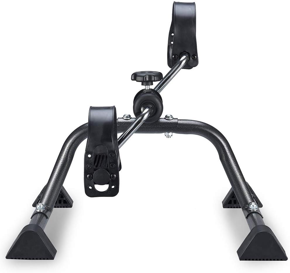 Black Chrome Frame Mini Cycle Exercise Pedals C307