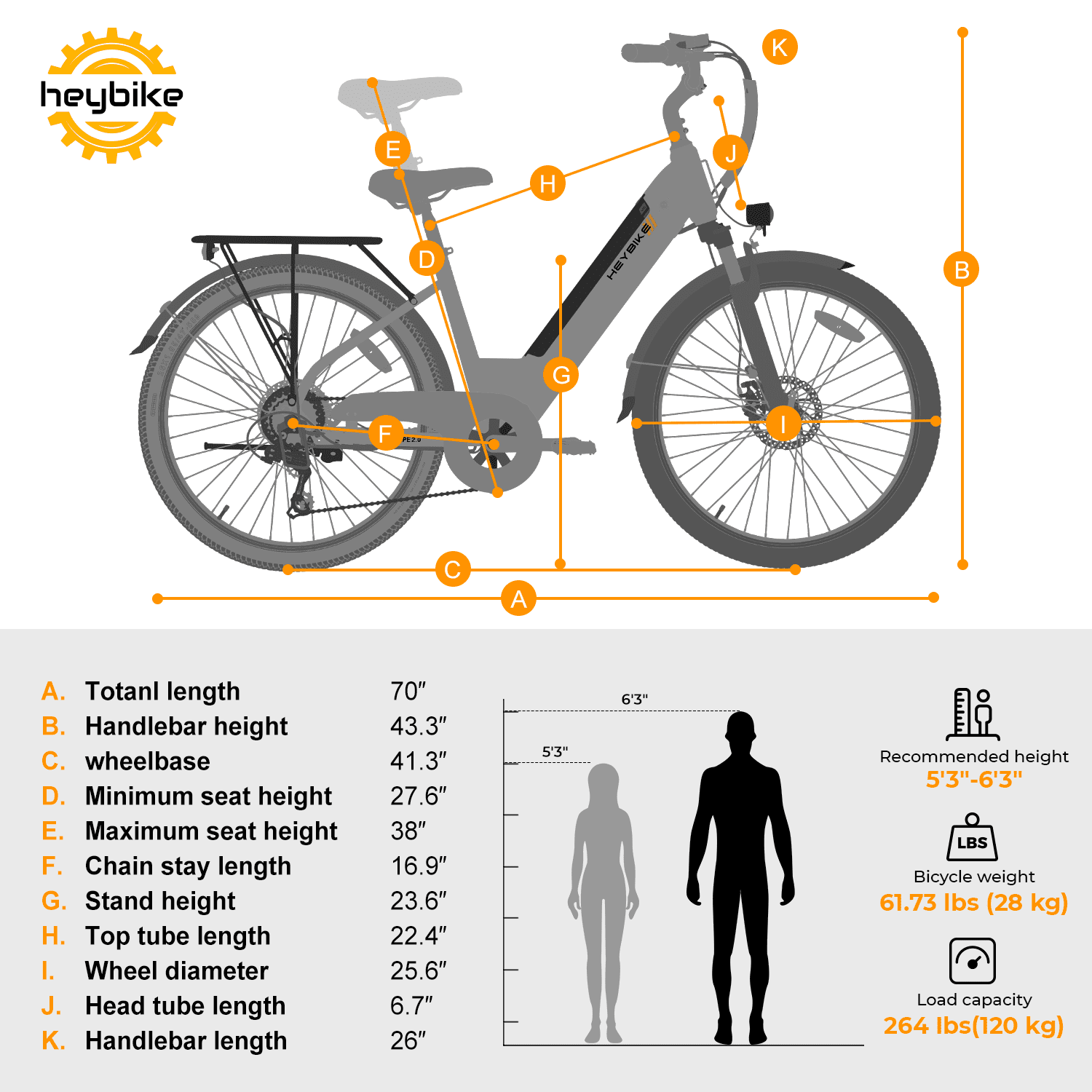 26" Electric City Cruiser Bicycle with 36V 13Ah Removable Battery, 7-Speed M63391