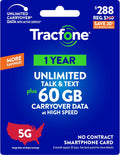 Unlimited Talk & Text Plus 60 GB Annual Prepaid Plan L7043