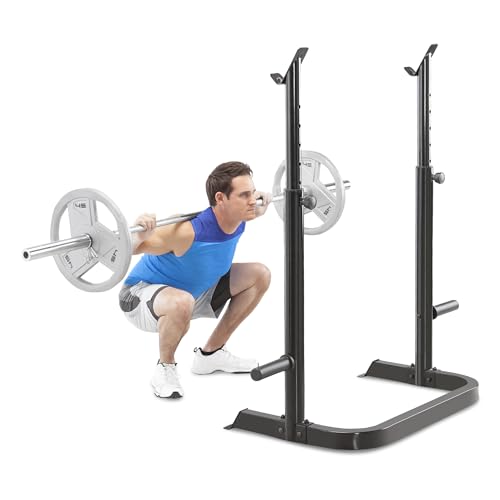 White/Black Olympic Workout Bench with Weight Rack Storage E126928