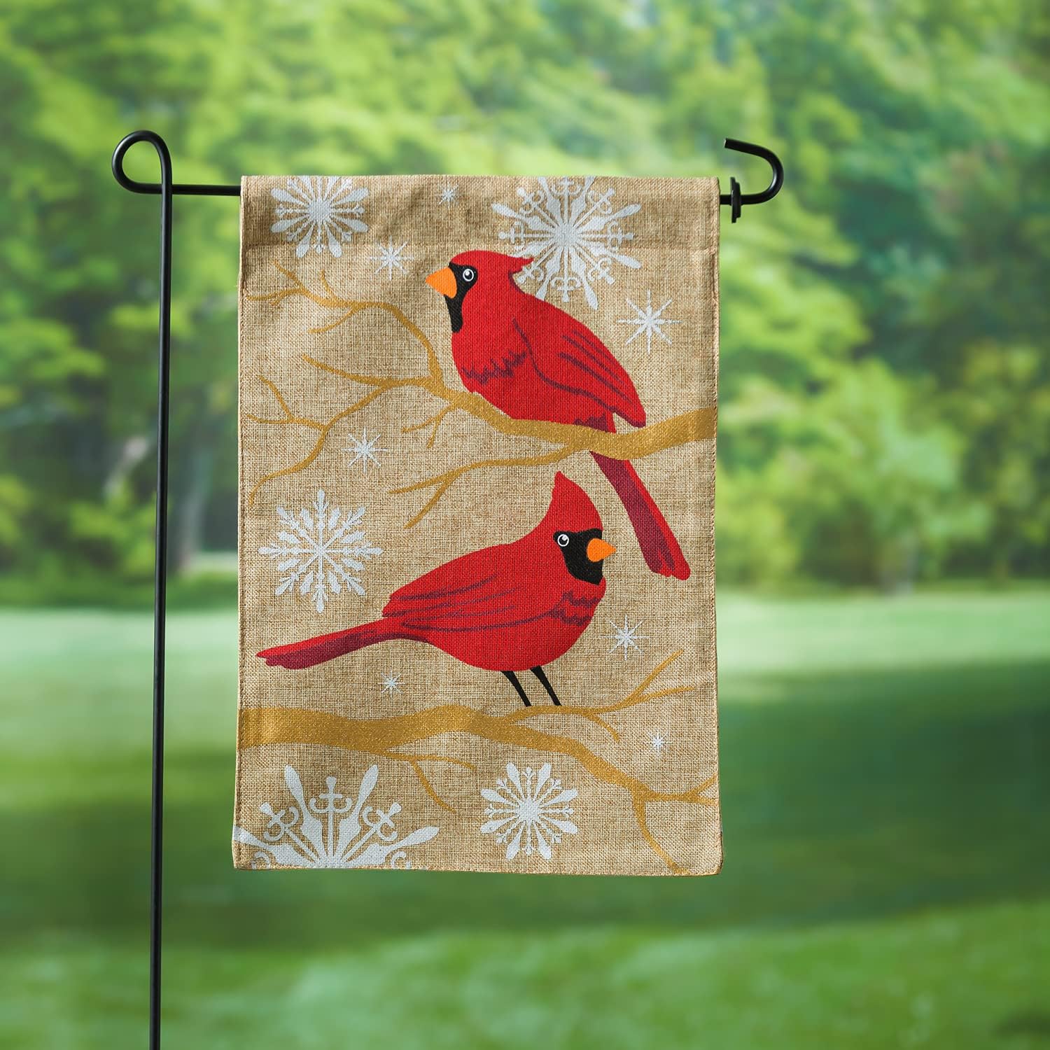 12.5 x 18 inches Burlap Garden Flag A39721