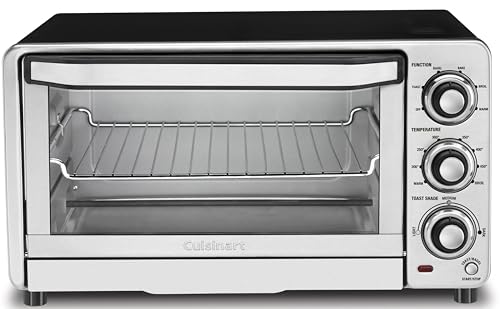 Brushed Stainless and Black Toaster Oven Broiler I24971
