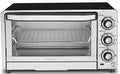 Brushed Stainless and Black Toaster Oven Broiler I24971