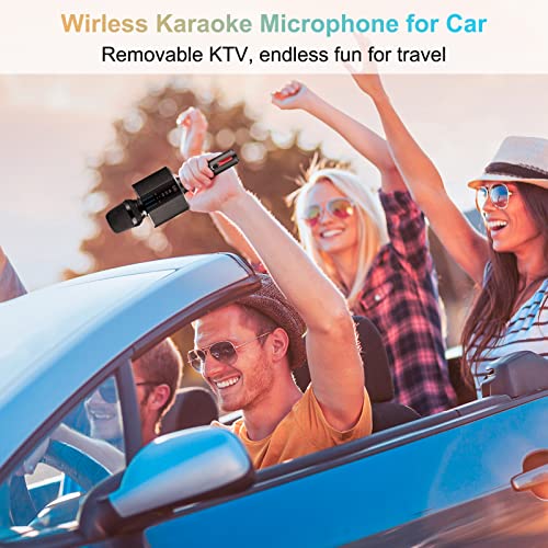 Portable Wireless Bluetooth Karaoke Microphone Black R972