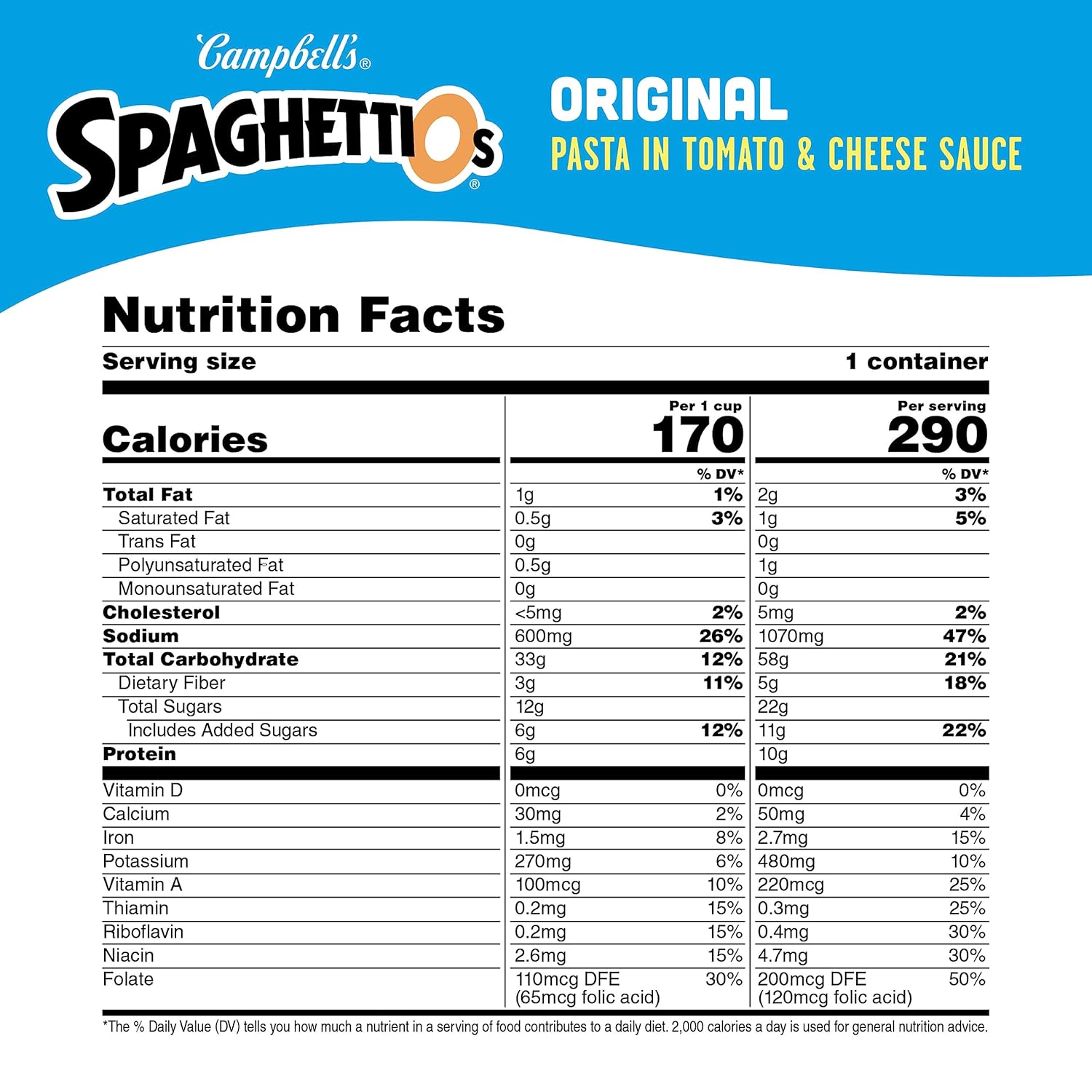 15.8 oz Canned Pasta (Pack of 6) F81711
