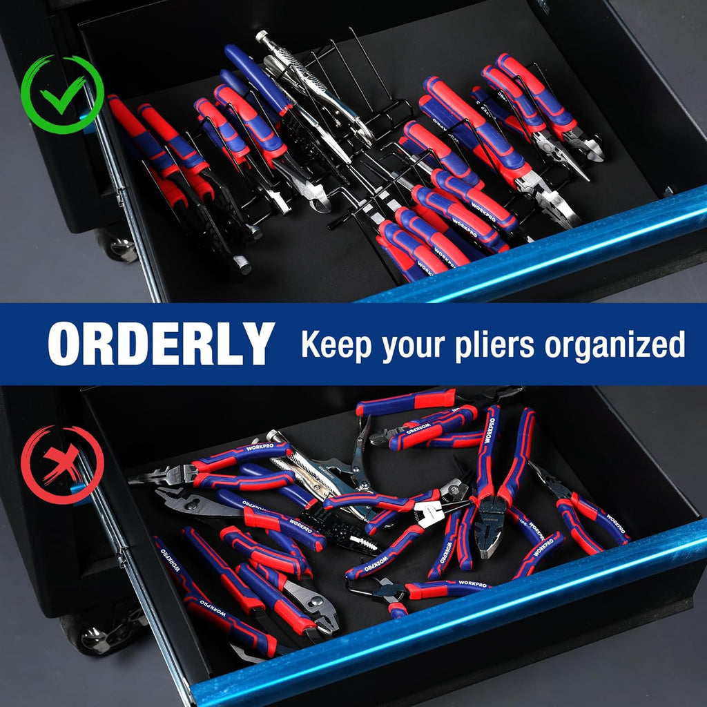 2-Pack Plier Organizer Rack, 20 Slots U60531