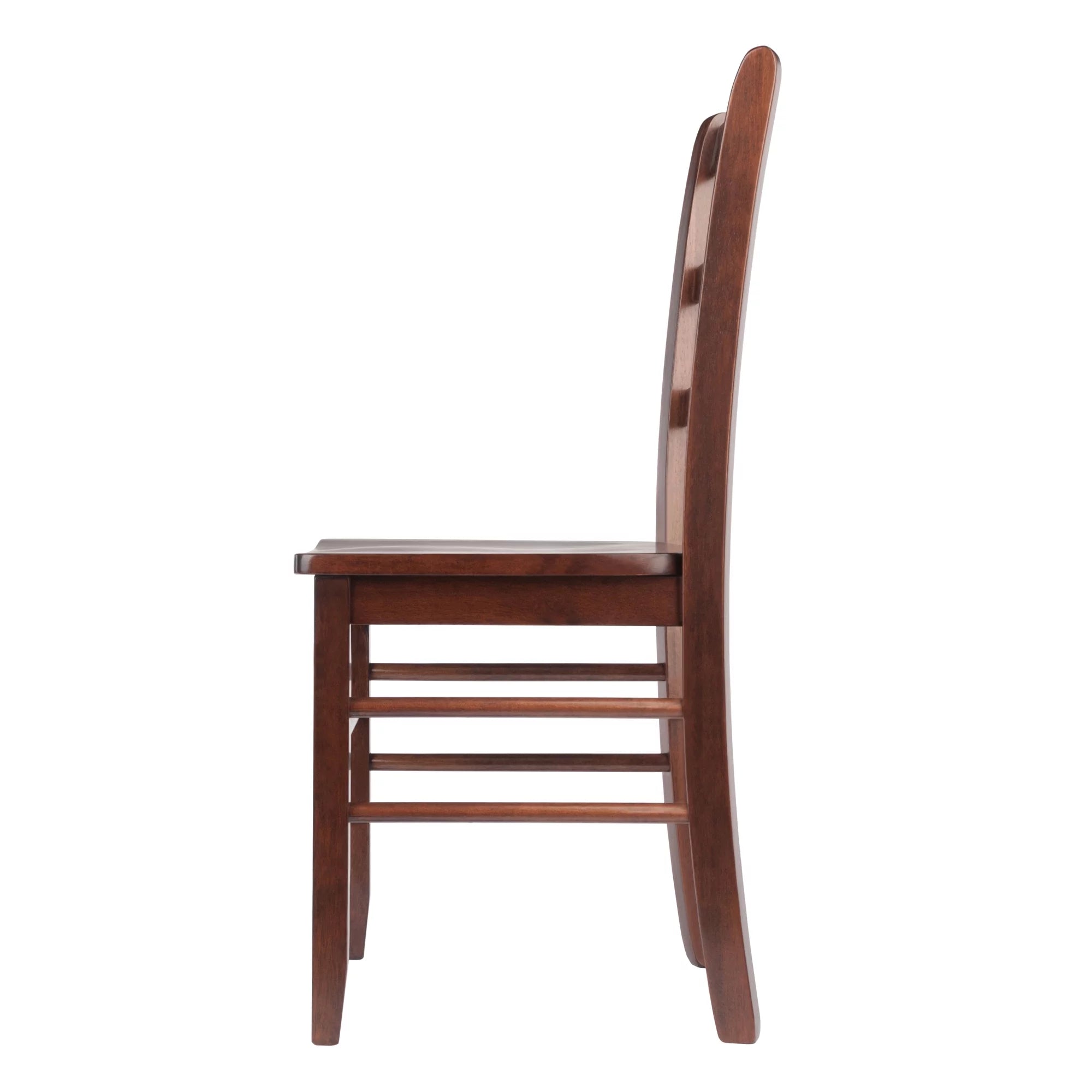 3-Pc Dining Set with Drop Leaf Table and 2 Chairs, Walnut Finish U98373