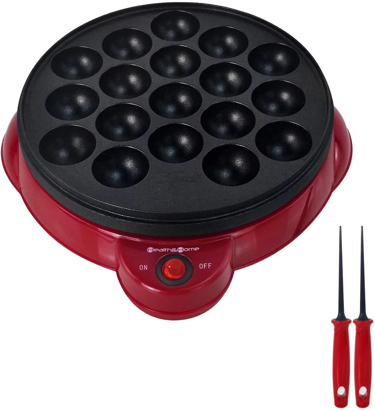 Electric Takoyaki Maker with Cake Pans M21133