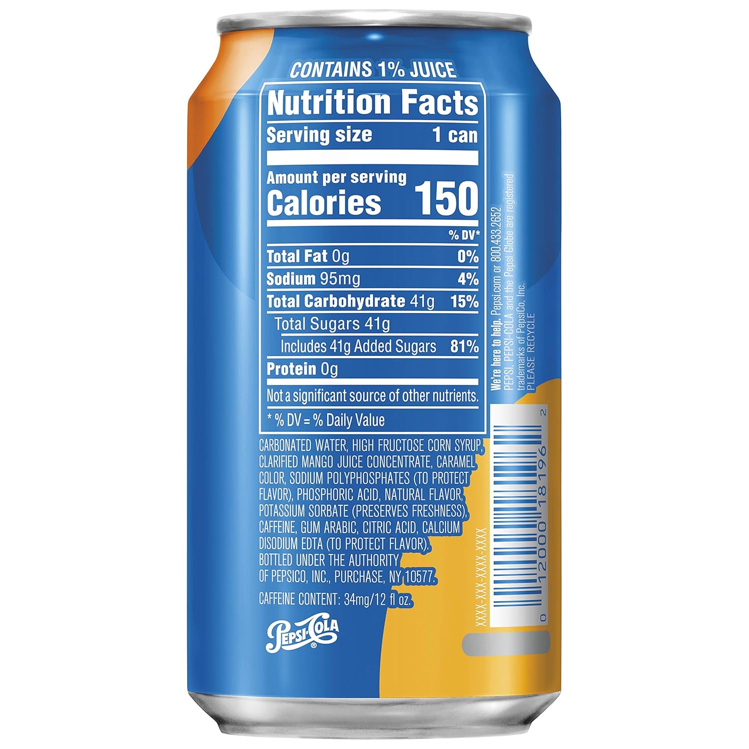 Mango 12oz Cans 15 Pack W7350