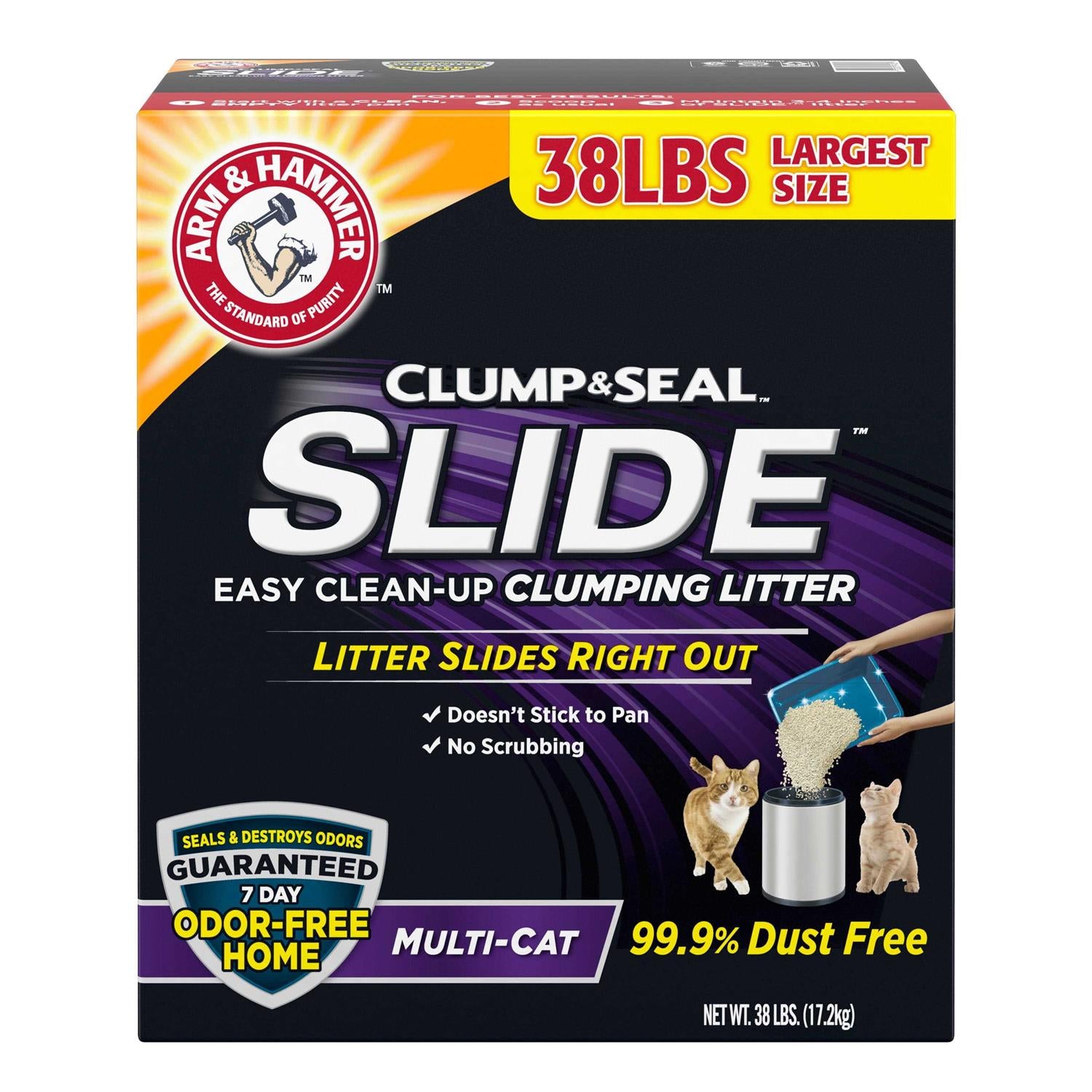 Slide Easy Clean-Up Clumping Cat Litter E9451