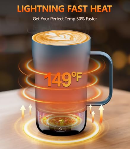 14oz Rechargeable Temperature Control Coffee Mug Z98748