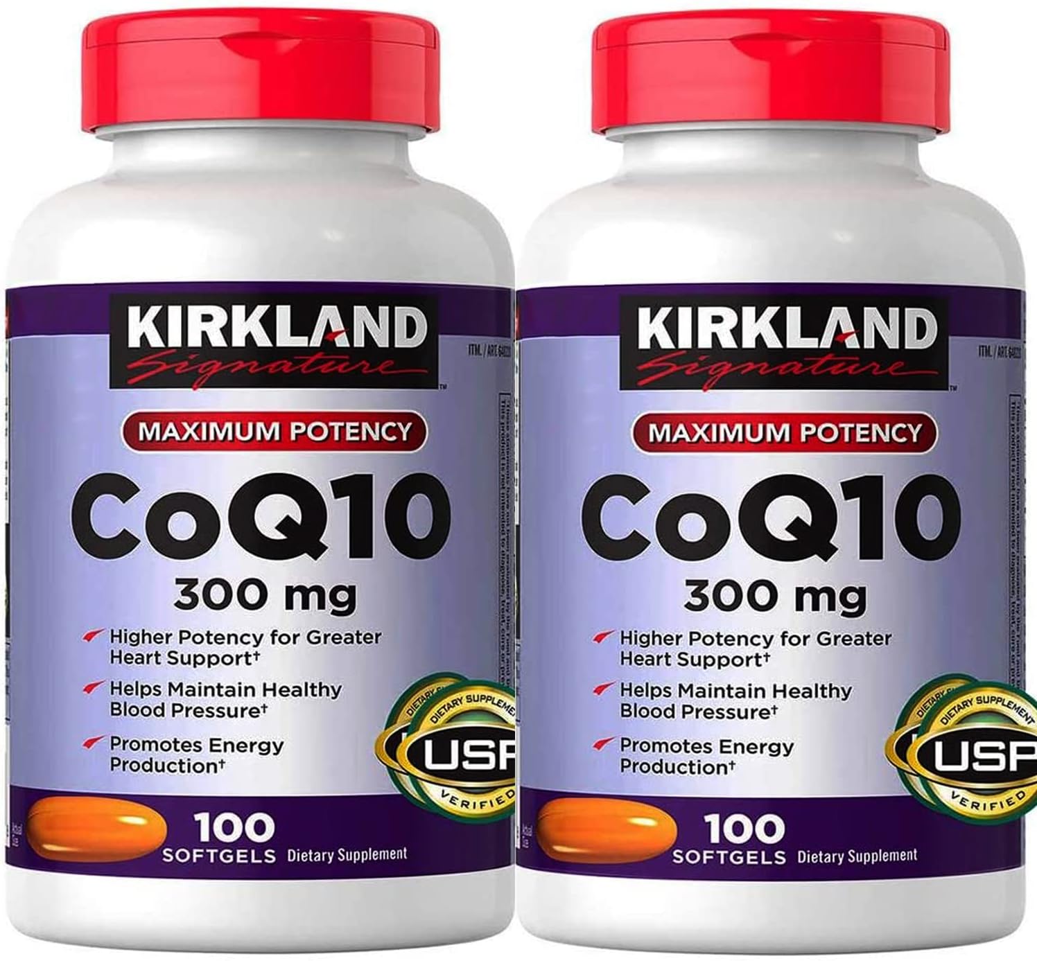 300 mg CoQ10 100 Softgels (Pack of 2) T39377
