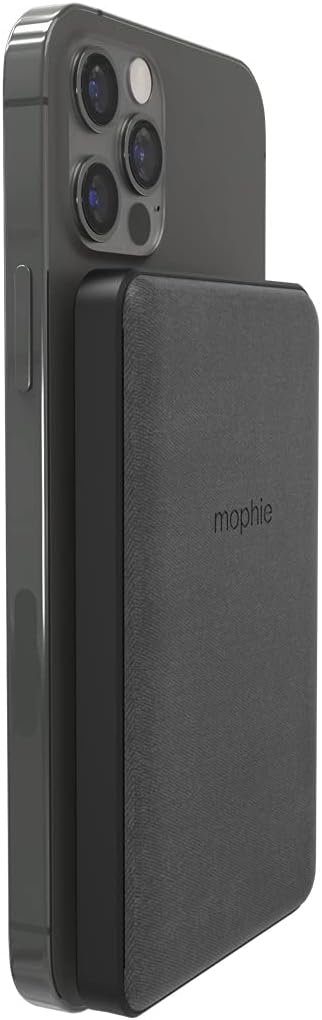 Black Pack of 2 Magnetic Portable Wireless Charger 5,000mAh N101