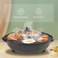 Portable Circular Hotpot Grill Combo Nonstick O955855