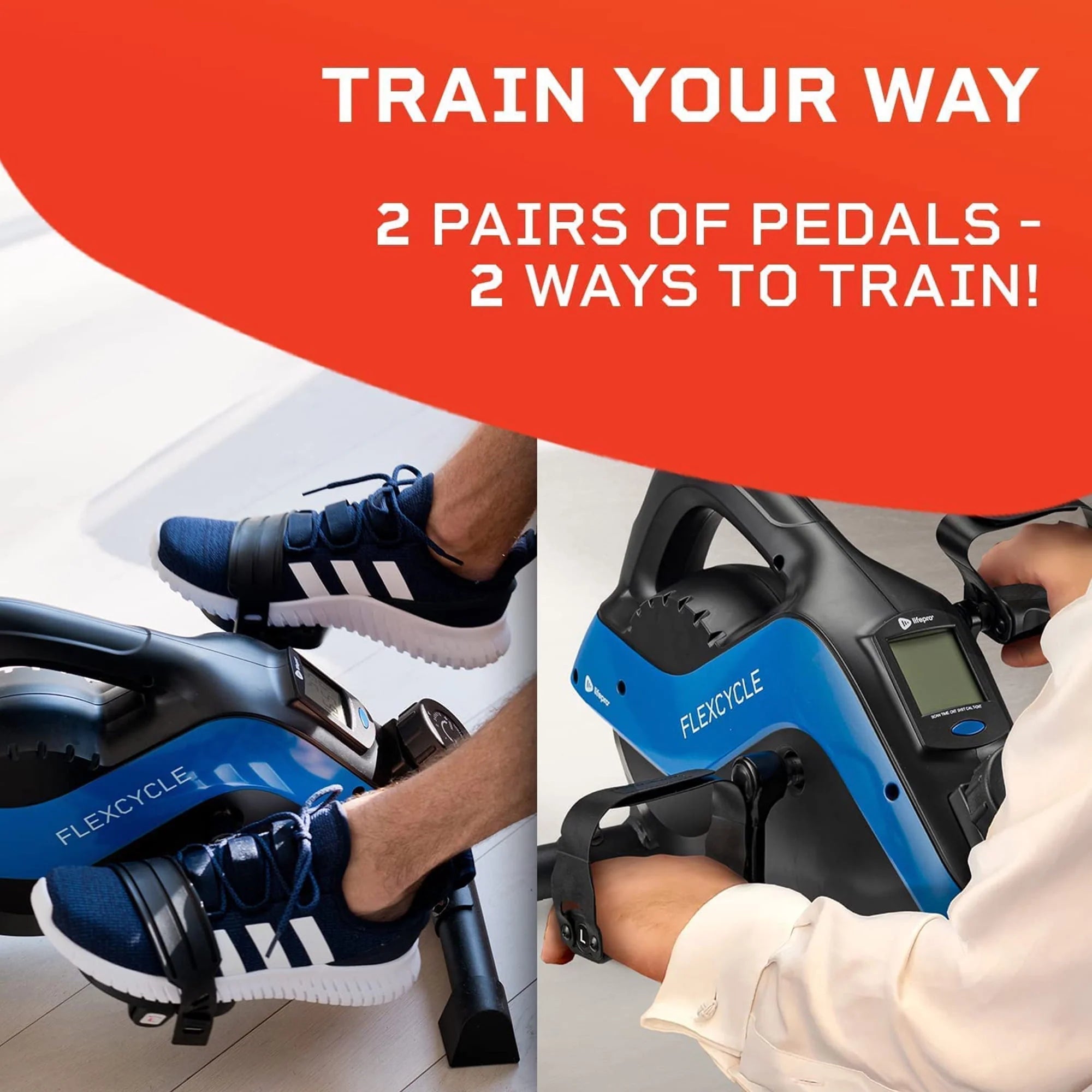 Blue Stationary Bike Pedal Exerciser K762